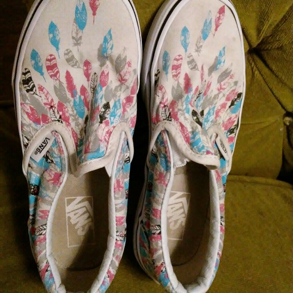 *SOLD*Girl's Slip On Vans Size 1.5 Boho - Picture 4 of 5